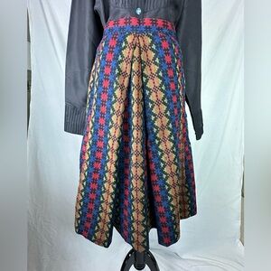Vintage 90s multi colored skirt (see below for measurements)